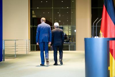 Pr?sident, Europ?ischer Rat, Ant?nio Costa, Bundeskanzler, Friedrich Merz-stock-foto