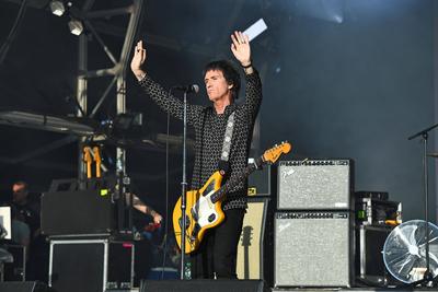 Johnny Marr performing at South Facing-stock-foto