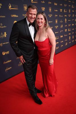 Goldene Henne 2025 Roter Teppich-stock-foto
