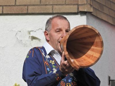 Alpabfahrt-stock-foto