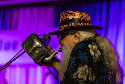 S?O PAULO, SP - 19.03.2022: SHOW HERMETO PASCOAL - Singer and composer Hermeto Pascoal, known as a magician in improvisa-stock-foto
