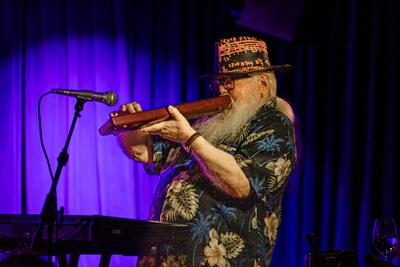 S?O PAULO, SP - 19.03.2022: SHOW HERMETO PASCOAL - Singer and composer Hermeto Pascoal, known as a magician in improvisa-stock-foto
