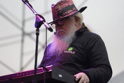 June 25, 2022, Sao Paulo, Brazil: Brazilian musician Hermeto Pascoal invites Arismar do Espirito to perform at 7th edit-stock-foto