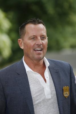 10.08.2019, Hoppegarten, Brandenburg, GER - Richard Allen Grenell, Botschafter der Vereinigten Staaten in Deutschland.-stock-foto
