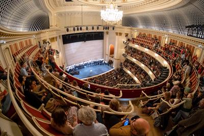 Tag der offenen T?r der Staatsoper Unter den Linden in Berlin-stock-foto