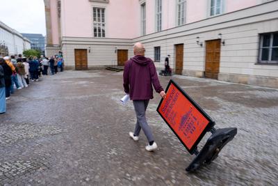 Tag der offenen T?r der Staatsoper Unter den Linden in Berlin-stock-foto