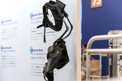 Stand von Ottobock bei der Presse Highlight Tour auf der Hannover Messe 2022 auf dem Messegel?nde. Hannover, 29.05.2022-stock-foto