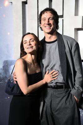 Paula Schramm, Laurence Rupp-stock-foto