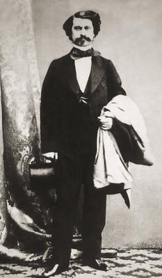 Johann Baptist Strauss II, 1825 ? 1899, Austrian composer and violinist, 1879, digitally edited Johann Baptist Strauss I-stock-foto