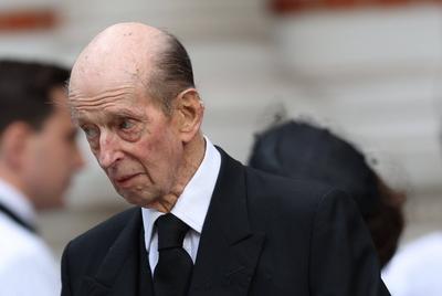 Funeral of The Duchess of Kent-stock-foto