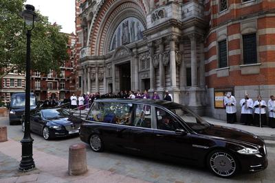 Funeral of The Duchess of Kent-stock-foto