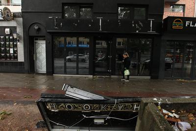 RECORD DATE NOT STATED Geschlossene Shisha-Bar Blossom in der L?becker Stra?e 127. Nachdem dort Ende August diesen Jahre-stock-foto