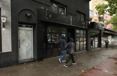 RECORD DATE NOT STATED Geschlossene Shisha-Bar Blossom in der L?becker Stra?e 127. Nachdem dort Ende August diesen Jahre-stock-foto