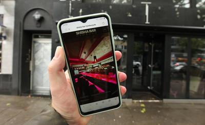 RECORD DATE NOT STATED Geschlossene Shisha-Bar Blossom (M.) in der L?becker Stra?e 127. Nachdem dort Ende August diesen-stock-foto