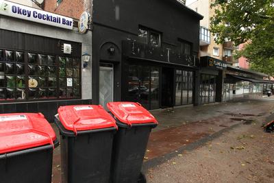 RECORD DATE NOT STATED Geschlossene Shisha-Bar Blossom in der L?becker Stra?e 127. Nachdem dort Ende August diesen Jahre-stock-foto