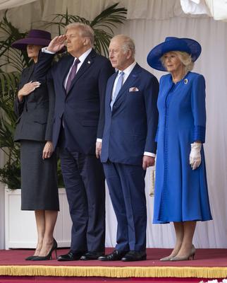 President Trump State Visit to the UK-stock-foto