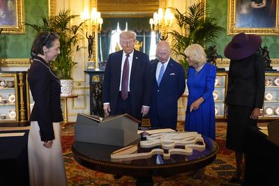 President Trump State Visit to the UK-stock-foto