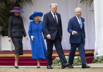 President Trump State Visit to the UK-stock-foto