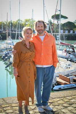 27eme edition du Festival de la Fiction à la Rochelle. Photocall 18 septembre-stock-foto