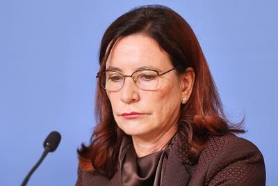 Berlin, Deutschland, 18.09.2025: Haus der BPK: Pressekonferenz: Haus?rztinnen- und Haus?rzteverband - 46. Haus?rztinnen--stock-foto