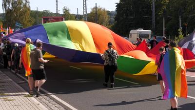Deutschland kommt es am Samstag zu CSD Veranstaltungen. Besonders im Fokus liegt dieses Jahr die CSD Veranstaltung in D?-stock-foto