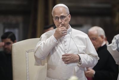 Rome, Pope Leo XIV opens the pastoral year of the Diocese of Rome.-stock-foto