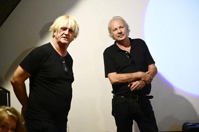 Detlev Buck, Leander Hau?mann-stock-foto