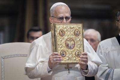 Rome, Pope Leo XIV opens the pastoral year of the Diocese of Rome.-stock-foto