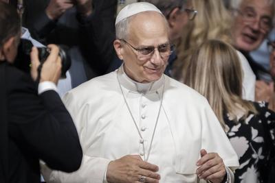 Rome, Pope Leo XIV opens the pastoral year of the Diocese of Rome.-stock-foto