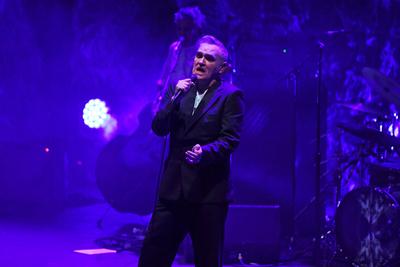 Morrissey performing at Troxy-stock-foto