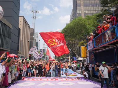 Ato contra a PEC da Blindagem em SP-stock-foto