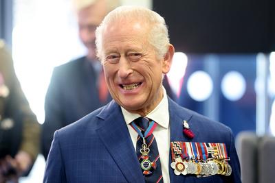 King Charles in Barrow-in-Furness-stock-foto
