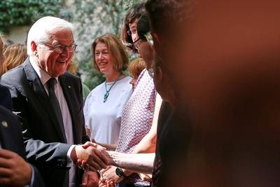 Rom, Italien, 22.09.2025: Gemeinschaft Sant Egidio: Bundespr?sident reist nach Rom/Italien und in den Vatikan: Frank-Wal-stock-foto