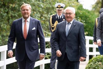 Besuch von Koenig WILLEM-ALEXANDER-stock-foto