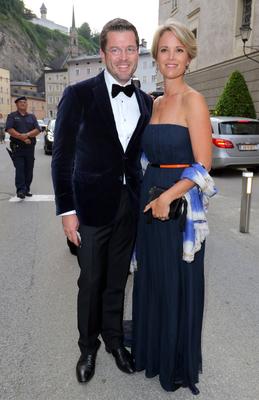 Salzburger Festspiele 01.08.2016 Karl-Theodor Maria Nikolaus Johann Jacob Philipp Franz Joseph Sylvester Buhl-Freiherr v-stock-foto