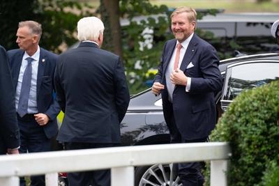 Besuch von Koenig WILLEM-ALEXANDER-stock-foto