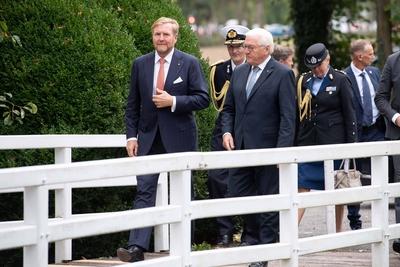 Besuch von Koenig WILLEM-ALEXANDER-stock-foto