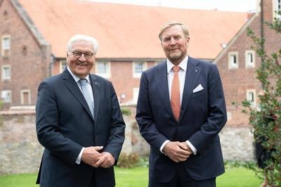 Besuch von Koenig WILLEM-ALEXANDER-stock-foto