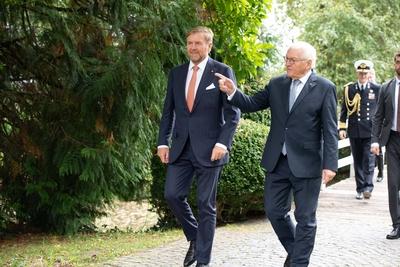 Besuch von Koenig WILLEM-ALEXANDER-stock-foto