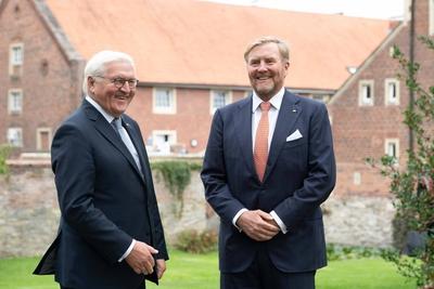 Besuch von Koenig WILLEM-ALEXANDER-stock-foto
