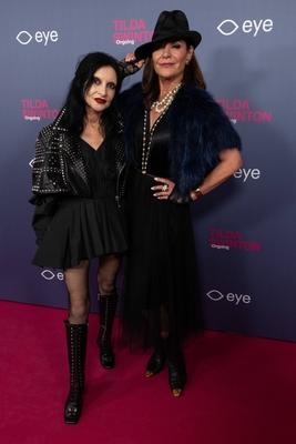 opening of the Tilda Swinton exhibition, Amsterdam, The Netherlands-stock-foto