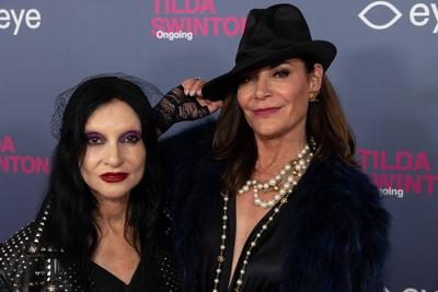 opening of the Tilda Swinton exhibition, Amsterdam, The Netherlands-stock-foto