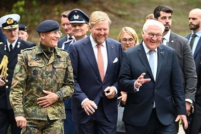 Besuch von Koenig WILLEM-ALEXANDER-stock-foto