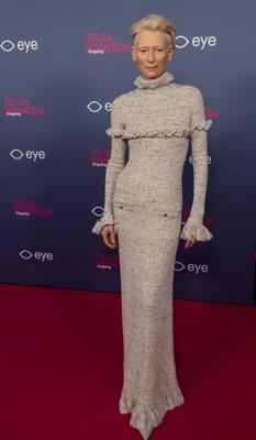 opening of the Tilda Swinton exhibition, Amsterdam, The Netherlands-stock-foto