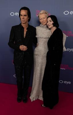 opening of the Tilda Swinton exhibition, Amsterdam, The Netherlands-stock-foto