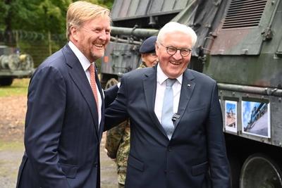 Besuch von Koenig WILLEM-ALEXANDER-stock-foto