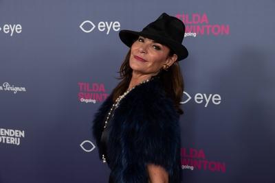 opening of the Tilda Swinton exhibition, Amsterdam, The Netherlands-stock-foto