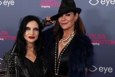 opening of the Tilda Swinton exhibition, Amsterdam, The Netherlands-stock-foto