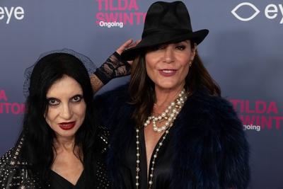 opening of the Tilda Swinton exhibition, Amsterdam, The Netherlands-stock-foto