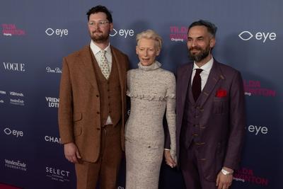 opening of the Tilda Swinton exhibition, Amsterdam, The Netherlands-stock-foto